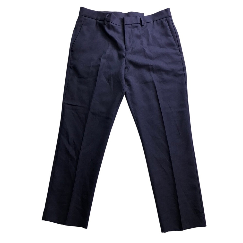 Perry Ellis Portfolio Dress Pants Men 34x29 Dark Gray Modern Fit Trousers